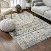 Well Woven Sella Beige & Blue Vintage Tribal Area Rug