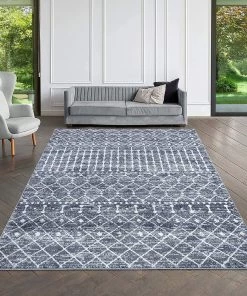 Adiva Rugs Area Rug For Living Room, Bedroom, Bathroom, Kitchen, Persian Vintage Home Decor, Floor Decoration Carpet Mat, Medium Pile For Entryway Furniture