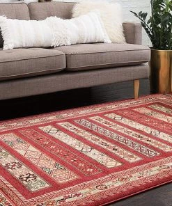 UL Tribal Pattern Rust Red Soft Area Rug All Area Rugs And Runners 19 UL Tribal Pattern Rust Red Soft Area Rug All Area Rugs And Runners