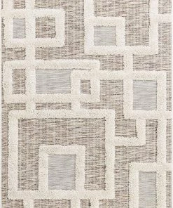 Varda Grey Tribal All Area Rugs And Runners Helga Beige Flat-Weave Hi-Low Pile Geometric Boxes Area Rug 7 Varda Grey Tribal All Area Rugs And Runners Helga Beige Flat-Weave Hi-Low Pile Geometric Boxes Area Rug