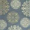 WW Maples Rugs Non Skid Hallway Entry Rugs Blue