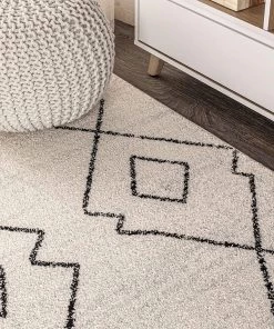 JONATHAN Y Soft Area Rug For Bedroom Kitchen Living Room Indoor Black All Area Rugs And Runners