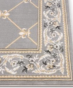 Well Woven Timeless Fleur De Lis Traditional Area Rug Grey All Area Rugs And Runners