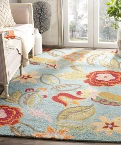 Modern Rugs And Decor Handmade Premium Blossom Multi Wool Soft Area Rug All Area Rugs And Runners