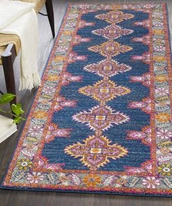 Artistic Elodia Soft Area Rug Dark Blue All Area Rugs And Runners