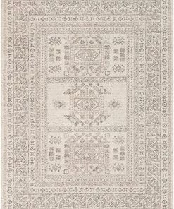 Well Woven Caro Beige Tribal Medallion Area Rug