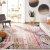 FAS Distressed Light Grey Multi-color Soft Area Rug