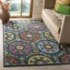 Safavieh All Area Rugs And Runners Hand-Hooked Boho Premium Wool Soft Area Rug Blue / Multi