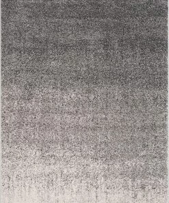 Well Woven Neblino Grey & Ivory Gradient Abstract Geometric Pattern Area Rug All Area Rugs And Runners