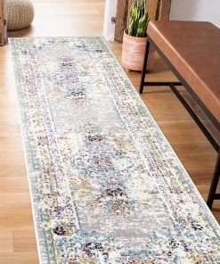 Rugshop All Area Rugs And Runners Boho Distressed Abstract Vintage Oriental Area Rug