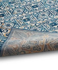 WW Blue Vintage Floral Area Rugs All Area Rugs And Runners