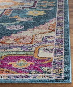 Modern Rugs And Decor Boho Chic Oriental Medallion Distressed Area Rug, Teal / Rose All Area Rugs And Runners 10 Modern Rugs And Decor Boho Chic Oriental Medallion Distressed Area Rug, Teal / Rose All Area Rugs And Runners