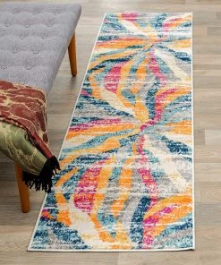 WRG Contemporary Lightning Multi Ivory Area Rug 13 WRG Contemporary Lightning Multi Ivory Area Rug