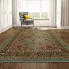 WRG Persian Oriental Design Sage Green Non-Skid Area Rugs All Area Rugs And Runners
