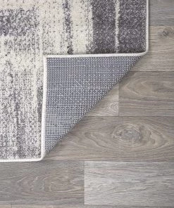 WRG All Area Rugs And Runners Abstract Black Gray Ivory Area Rug