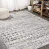 Jonathan All Area Rugs And Runners Loom Modern Strie Gray/Black . Soft Area Rug