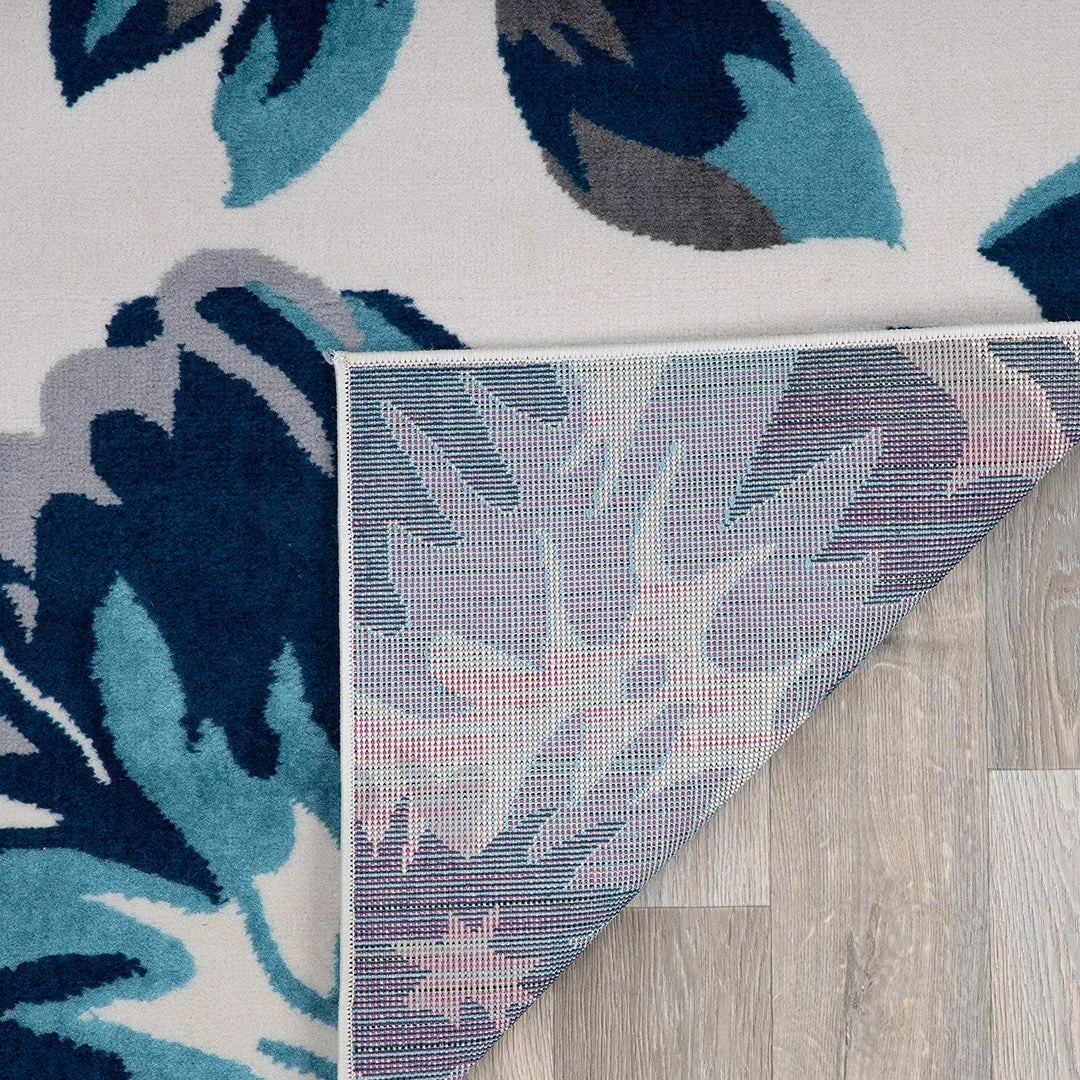 WRG Floral Turquoise Gray Area Rugs All Area Rugs And Runners 5 WRG Floral Turquoise Gray Area Rugs All Area Rugs And Runners