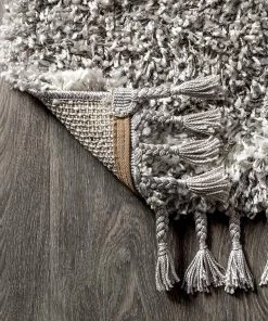 Jonathan All Area Rugs And Runners Mercer Plush Tassel Moroccan Tribal Geometric Trellis Area Rugs, Denim Blue/Cream 14 Jonathan All Area Rugs And Runners Mercer Plush Tassel Moroccan Tribal Geometric Trellis Area Rugs, Denim Blue/Cream