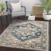 Well Woven All Area Rugs And Runners Judith Blue Vintage Medallion Area Rug