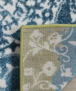 DD Floral Medallion Ivory Peacock Blue Area Rugs All Area Rugs And Runners 10 DD Floral Medallion Ivory Peacock Blue Area Rugs All Area Rugs And Runners