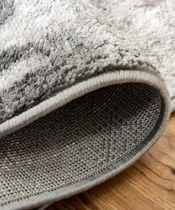 UL Vintage Gray/Grey Ivory Area Rug