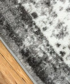 UL All Area Rugs And Runners Vintage Grey/Light Grey Ivory Soft Area Rugs