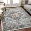 Modern Rugs And Decor All Area Rugs And Runners Medallion Vintage Boho Blue Area Rug