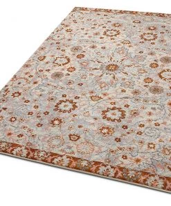 WW Vintage Floral Medallion Gray/Grey Copper Area Rugs All Area Rugs And Runners