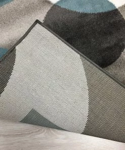 WRG Circle Gray/Grey Blue Area Rug All Area Rugs And Runners 13 WRG Circle Gray/Grey Blue Area Rug All Area Rugs And Runners