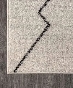 JONATHAN Y Soft Area Rug For Bedroom Kitchen Living Room Indoor Black All Area Rugs And Runners