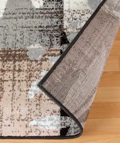 SUP Floral Patchwork Design Brown Ivory Area Rug 12 SUP Floral Patchwork Design Brown Ivory Area Rug