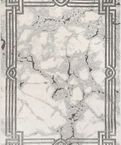 Well Woven Fairmont Huntington Retro Marble Border Black Glam Soft Area Rug All Area Rugs And Runners