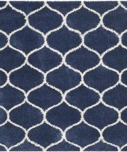 FAS All Area Rugs And Runners Moroccan Pattern Navy Ivory Plush Shag Area Rug 13 FAS All Area Rugs And Runners Moroccan Pattern Navy Ivory Plush Shag Area Rug