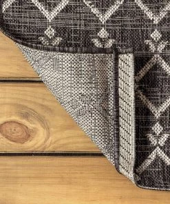 Modern Rugs And Decor Moroccan Geometric Textured Weave Indoor/Outdoor Black/Gray Area Rug 15 Modern Rugs And Decor Moroccan Geometric Textured Weave Indoor/Outdoor Black/Gray Area Rug