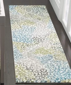 DD Floral Medallion Ivory Peacock Blue Area Rugs All Area Rugs And Runners 11 DD Floral Medallion Ivory Peacock Blue Area Rugs All Area Rugs And Runners