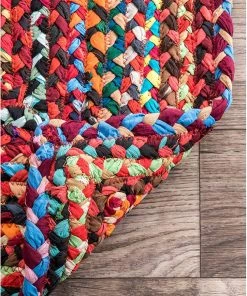 FAS Hand Braided Multi Soft Area Rugs All Area Rugs And Runners