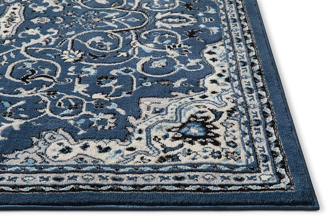 Well Woven Alexa Blue Modern Medallion Deep Blue Ivory Traditional Persian Area Rugs All Area Rugs And Runners 2 Well Woven Alexa Blue Modern Medallion Deep Blue Ivory Traditional Persian Area Rugs All Area Rugs And Runners