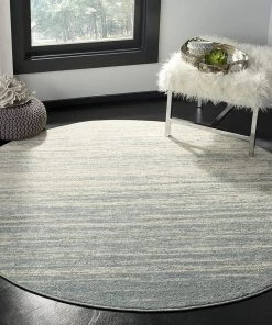 FAS Ombre Slate Cream Soft Area Rug