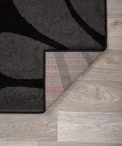 WRG Floral Black Gray Area Rug 12 WRG Floral Black Gray Area Rug