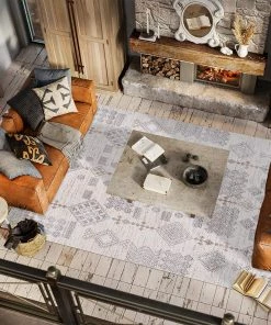 JONATHAN All Area Rugs And Runners Bhalil Berber Diamond Geometric Beige/Gray Soft Area Rug