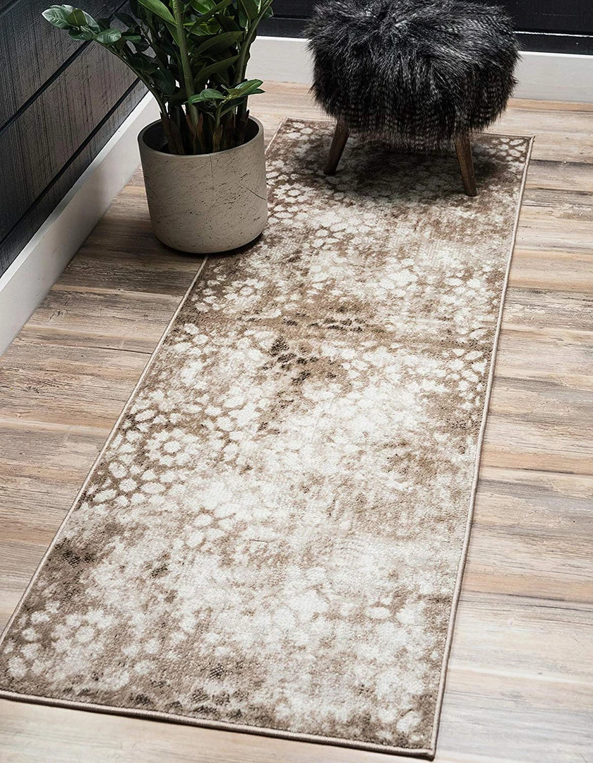 UL Vintage Brown Beige Ivory Area Rug 12 UL Vintage Brown Beige Ivory Area Rug