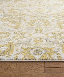 Safavieh Bedding Evoke Collection Non-Shedding Stain Resistant Living Room Bedroom Area Ivory / Gold