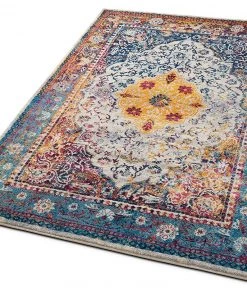 WW All Area Rugs And Runners Multi-color Vintage Medallion Area Rugs