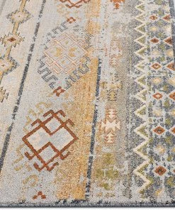 Well Woven All Area Rugs And Runners Elu Cream Vintage Panel Pattern Area Rug