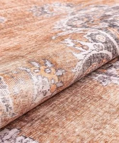 Modern Rugs And Decor All Area Rugs And Runners Mareva Machine Washable Rust Orange Vintage Oriental Medallion Rug 11 Modern Rugs And Decor All Area Rugs And Runners Mareva Machine Washable Rust Orange Vintage Oriental Medallion Rug