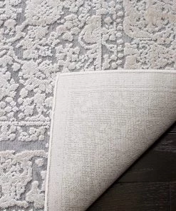 Beige / Cream All Area Rugs And Runners Reflection Collection Vintage Distressed Soft Area Rug Light Grey / Cream