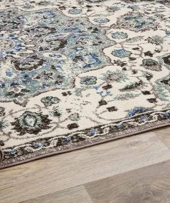 WRG Traditional Distressed Ivory Gray Area Rug All Area Rugs And Runners