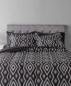 Modern Rugs And Decor 5-Piece Light-Weight Microfiber Bed-In-A-Bag Comforter Bedding Set