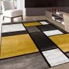 WRG Modern Yellow Gray White Area Rug All Area Rugs And Runners