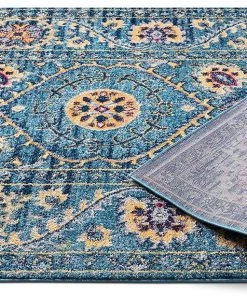 Well Woven Carson Agra Medallion Persian Vintage Bohemian Blue Area Rug All Area Rugs And Runners